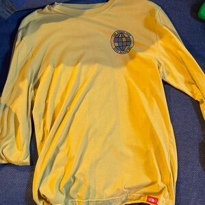 The North Face Men's Yellow Long Sleeve Tee